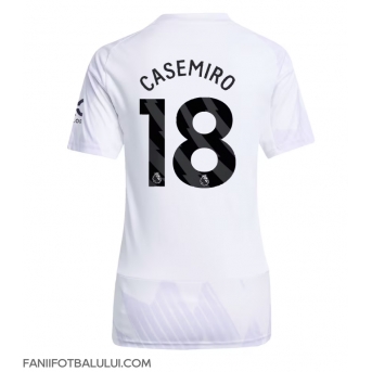 Manchester United Casemiro #18 Tricou Fotbal Replică 2025-26 Femei Deplasare